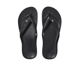Archies Unisex Arch Support Jandals Crystal/Black Archies Unisex Arch Support Jandals Crystal/Black
