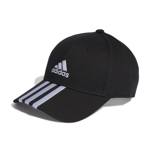 Adidas Unisex Baseball 3-Stripes Cap Black/White Adidas Unisex Baseball 3-Stripes Cap Black/White
