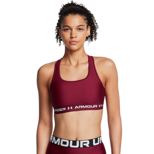 Under Armour® Womens Crossback Mid Sports Bra Cardinal/White Under Armour® Womens Crossback Mid Sports Bra Cardinal/White