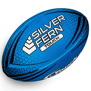 Silver Fern Touch Training Ball Size 4 Blue/White