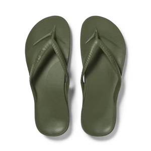 Archies Unisex Arch Support Original Jandals Olive