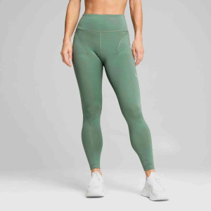 Puma Womens Cloudspun High Waist Full Length Tights Eucalyptus/Fizzy Apple Puma Womens Cloudspun High Waist Full Length Tights Eucalyptus/Fizzy Apple