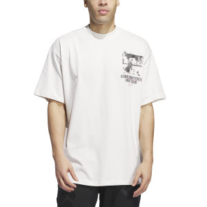 Adidas Mens Anthony Edwards Graphic Tee White Adidas Mens Anthony Edwards Graphic Tee White