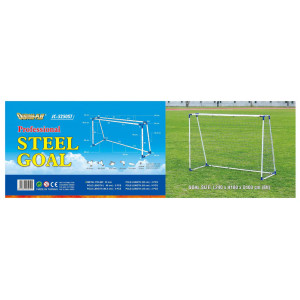 Outdoor Play Pro Steel Football Goal White 8" Outdoor Play Pro Steel Football Goal White 8"