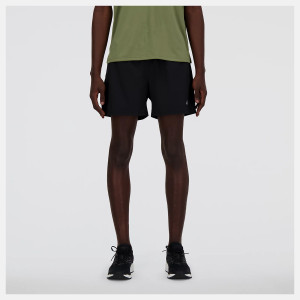 New Balance Mens Sport Essential Lined 5" Shorts Black New Balance Mens Sport Essential Lined 5" Shorts Black