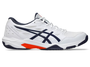 Asics Mens Rocket 11 Indoor Court Shoes White/Indigo Fog