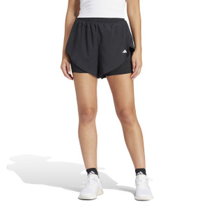 Adidas Womens Designed for Training 2-in-1 Shorts Black Adidas Womens Designed for Training 2-in-1 Shorts Black