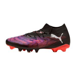 Puma Unisex Future 8 Match Firm Ground Boots Black/White/Glowing Red Puma Unisex Future 8 Match Firm Ground Boots Black/White/Glowing Red