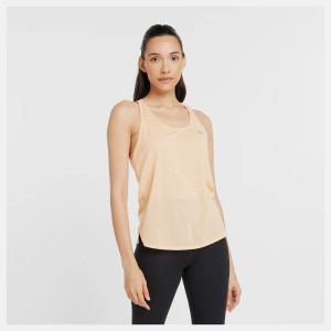 New Balance Womens Athletics Tank Peach New Balance Womens Athletics Tank Peach