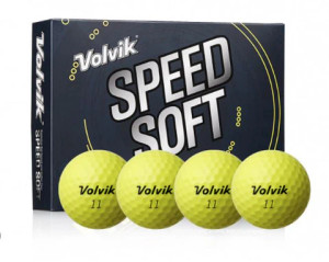 Volvik Speed Soft Golf Balls 3 Pack Yellow