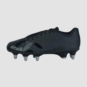 Canterbury Unisex Stampede Groundbreak Pro Soft Ground Boots Black/Silver Canterbury Unisex Stampede Groundbreak Pro Soft Ground Boots Black/Silver