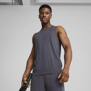 Puma Mens Train All Day Triblend Tank Galactic Grey Puma Mens Train All Day Triblend Tank Galactic Grey