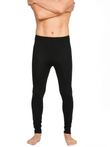 Brass Monkey Mens Merino Long Pants Black Brass Monkey Mens Merino Long Pants Black