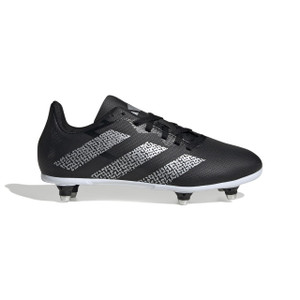 Adidas Youth Rugby Junior Soft Ground Boots Black/White/Black Adidas Youth Rugby Junior Soft Ground Boots Black/White/Black