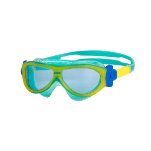 Zoggs Junior Phantom Kids Swimming Mask Yellow/Teal/Royal/Blue Tint Zoggs Junior Phantom Kids Swimming Mask Yellow/Teal/Royal/Blue Tint