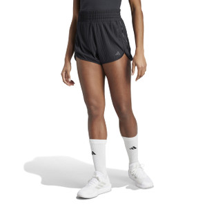 Adidas Womens Pacer All Gym Seasonal Rib High-Rise Tonal 3-Stripes Shorts Black Adidas Womens Pacer All Gym Seasonal Rib High-Rise Tonal 3-Stripes Shorts Black