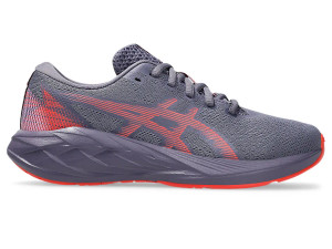 Asics Youth Novablast 5 Running Shoes Greyish Purple/Coral Reef