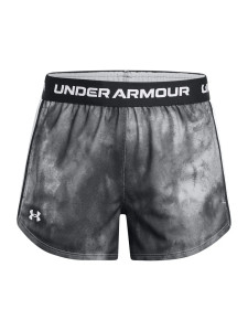Under Armour® Girls Play Up Printed Shorts Black/Steel/White Under Armour® Girls Play Up Printed Shorts Black/Steel/White
