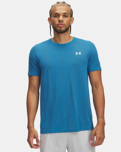 Under Armour® Mens Vanish Seamless Novelty Tee Ether Blue/White Under Armour® Mens Vanish Seamless Novelty Tee Ether Blue/White