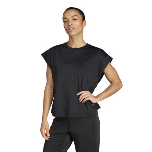 Adidas Womens Yoga Tee Black Adidas Womens Yoga Tee Black