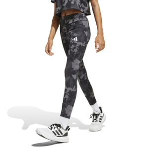 Adidas Girls Train Essentials Flower Print Leggings Grey Five/Grey Six/Carbon Adidas Girls Train Essentials Flower Print Leggings Grey Five/Grey Six/Carbon
