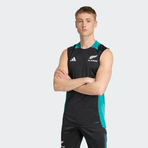 Adidas Mens All Blacks Supporters Singlet 25/26 Black/Preloved Tea Adidas Mens All Blacks Supporters Singlet 25/26 Black/Preloved Tea