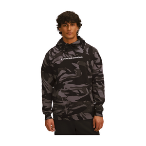 Under Armour® Mens Rival Fleece AOP Hoodie Black/White Under Armour® Mens Rival Fleece AOP Hoodie Black/White