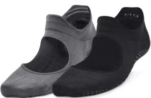 Under ArmourĀ® Womens Breathe Balance Socks 2pack Black/Pitch Grey/Jet Grey Under ArmourĀ® Womens Breathe Balance Socks 2pack Black/Pitch Grey/Jet Grey