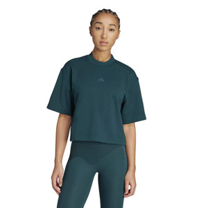 Adidas Womens Motion Waffle Tee Aurora Ivy Adidas Womens Motion Waffle Tee Aurora Ivy