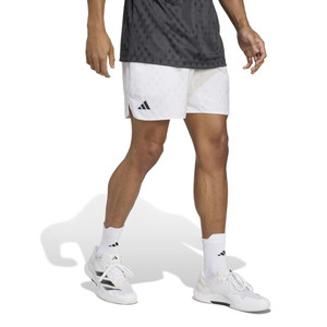 Adidas Mens Club Climacool Graphic Shorts 7" White/Dash Grey Adidas Mens Club Climacool Graphic Shorts 7" White/Dash Grey
