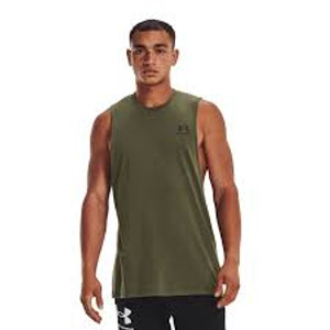 Under Armour® Mens Sportsstyle Cut off Singlet Marine OD Green/Black Under Armour® Mens Sportsstyle Cut off Singlet Marine OD Green/Black