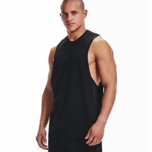 Under Armour® Mens Sportsstyle Cut off Singlet Black/Black Under Armour® Mens Sportsstyle Cut off Singlet Black/Black