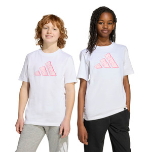 adidas Youth Graffiti Graphic Tee White adidas Youth Graffiti Graphic Tee White