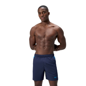Speedo Mens Xpress Lite Panel 16" Watershorts Navy/Lagoon Blue Speedo Mens Xpress Lite Panel 16" Watershorts Navy/Lagoon Blue