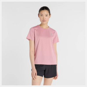 New Balance Womens Sport Essentials Tee Pink Taffy New Balance Womens Sport Essentials Tee Pink Taffy