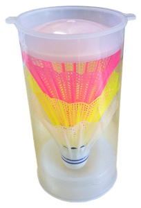 Silver Fern Plastic Badminton Shuttles Fluro 3 Pack