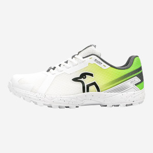 Kookaburra Unisex Pro 2.0 Rubber Cricket Shoes White/Green 25/26 Kookaburra Unisex Pro 2.0 Rubber Cricket Shoes White/Green 25/26