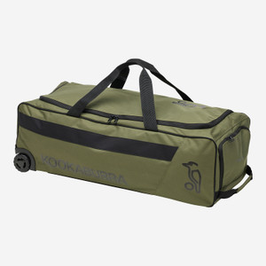 Kookaburra Pro 4.0 Wheelie Bag 2025/26 Khaki/Black Kookaburra Pro 4.0 Wheelie Bag 2025/26 Khaki/Black