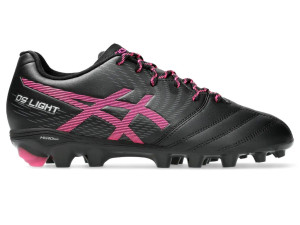 Asics Youth DS Light Firm Ground Boots Black/Pink Glow Asics Youth DS Light Firm Ground Boots Black/Pink Glow