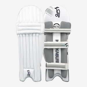 Kookaburra Pro 5.0 Lightweight Cricket Leg Guards White/Grey