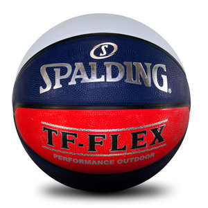 Spalding TF-Flex Outdoor Basketball Red/White/Blue Size 5