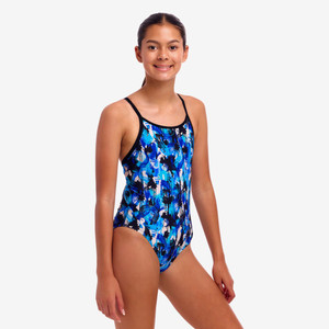 Funkita Girls Diamond Back Swimsuit You Messer Funkita Girls Diamond Back Swimsuit You Messer