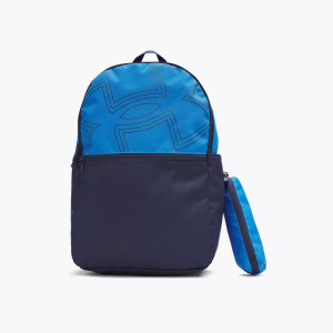 Under Armour® Unisex Essential Printed Backpack Blue Atlantis/Washed Navy