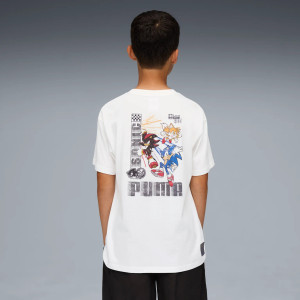 Puma Boys X Sonic Relaxed Graphic Tee White