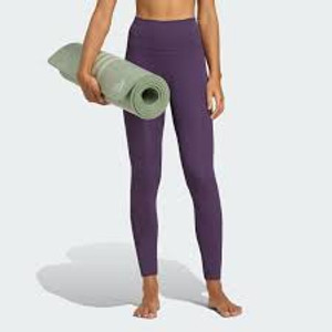 Adidas Womens All Me Rib 7/8 Leggings Aurora Purple