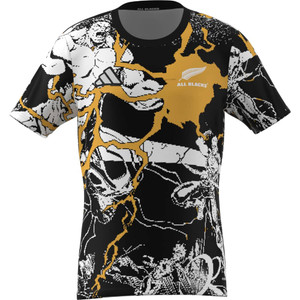 Adidas Unisex All Blacks Marvel Jeresy v25 Black