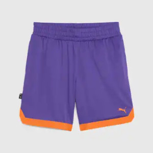 Puma Boys Hoopstellation Shorts Purple/Orange