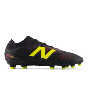 New Balance Unisex Tekela Team v5 Firm Ground Boots Black/Punch Yellow/Fire Cracker