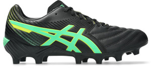 Asics Unisex Lethal Flash IT 3 Firm Ground Boots Black/Vital Green