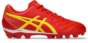 Asics Youth Lethal Flash IT 3 Firm Ground Boots Fiery Red/Vibrant Yellow